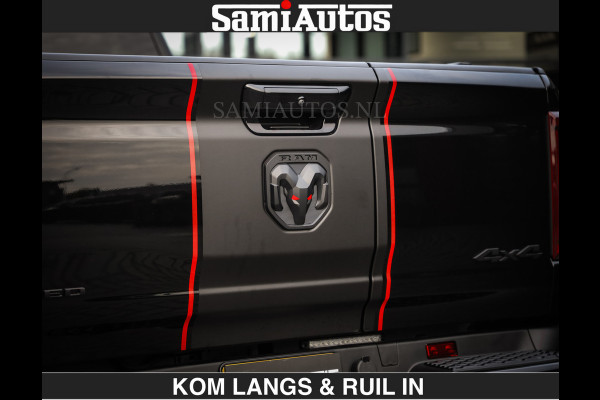 Dodge Ram LIMITED 2026 5.7 V8 HEMI | MAXIMAAL UITGERUST | DUBBELE CABINE | 5 PERSOONS | DC | Allernieuwste Limited uitvoering – volledig uitgerust met alle opties, inclusief MWK en normale laadbak.