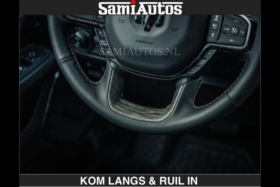 Dodge Ram LIMITED 2026 5.7 V8 HEMI | MAXIMAAL UITGERUST | DUBBELE CABINE | 5 PERSOONS | DC | Allernieuwste Limited uitvoering – volledig uitgerust met alle opties, inclusief MWK en normale laadbak.