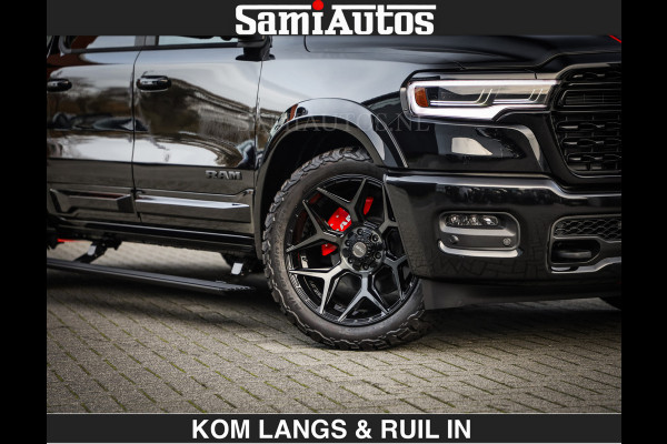 Dodge Ram LIMITED 2026 5.7 V8 HEMI | MAXIMAAL UITGERUST | DUBBELE CABINE | 5 PERSOONS | DC | Allernieuwste Limited uitvoering – volledig uitgerust met alle opties, inclusief MWK en normale laadbak.