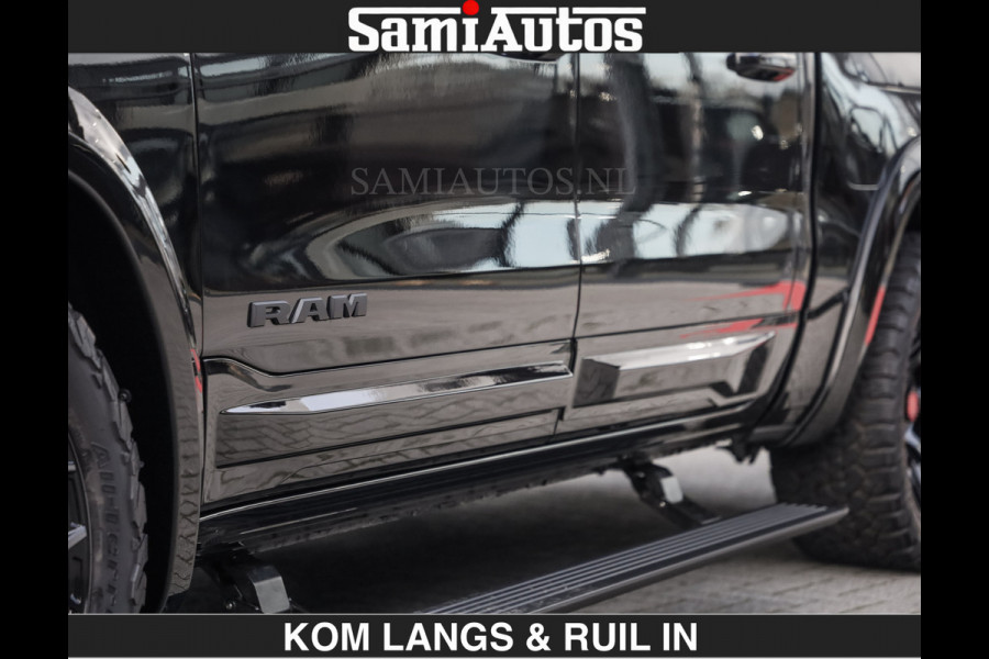 Dodge Ram LIMITED 2026 5.7 V8 HEMI | MAXIMAAL UITGERUST | DUBBELE CABINE | 5 PERSOONS | DC | Allernieuwste Limited uitvoering – volledig uitgerust met alle opties, inclusief MWK en normale laadbak.