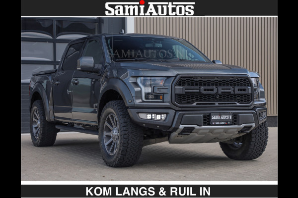 Ford USA F-150 RAPTOR | FACELIFT | 457 PK | DUBBELE CABINE | DC | 5 PERSOONS | BLACK | DODGE RAM 1500 |