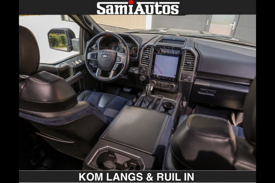 Ford USA F-150 RAPTOR | FACELIFT | 457 PK | DUBBELE CABINE | DC | 5 PERSOONS | BLACK | DODGE RAM 1500 |