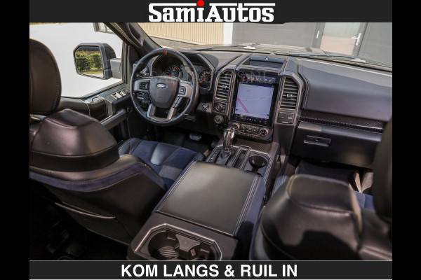 Ford USA F-150 RAPTOR | FACELIFT | 457 PK | DUBBELE CABINE | DC | 5 PERSOONS | BLACK | DODGE RAM 1500 |