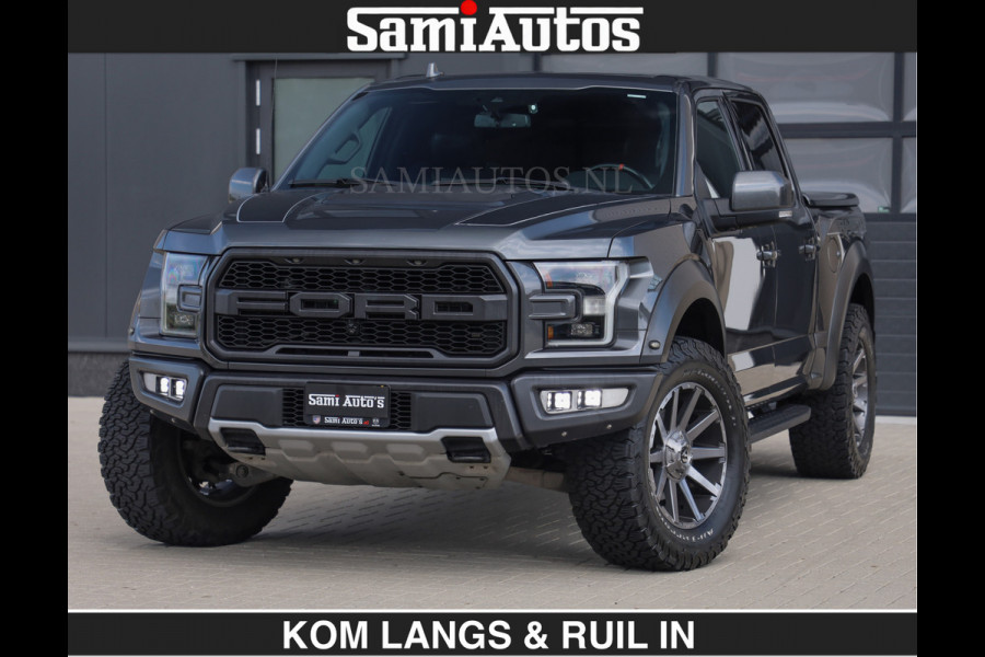 Ford USA F-150 RAPTOR | FACELIFT | 457 PK | DUBBELE CABINE | DC | 5 PERSOONS | BLACK | DODGE RAM 1500 |
