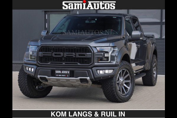 Ford USA F-150 RAPTOR | FACELIFT | 457 PK | DUBBELE CABINE | DC | 5 PERSOONS | BLACK | DODGE RAM 1500 |
