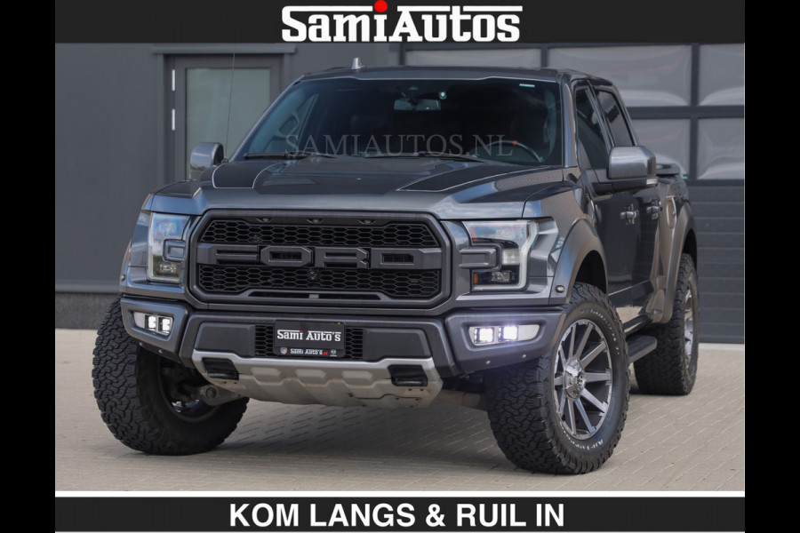 Ford USA F-150 RAPTOR | FACELIFT | 457 PK | DUBBELE CABINE | DC | 5 PERSOONS | BLACK | DODGE RAM 1500 |