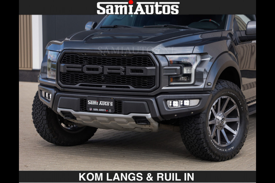 Ford USA F-150 RAPTOR | FACELIFT | 457 PK | DUBBELE CABINE | DC | 5 PERSOONS | BLACK | DODGE RAM 1500 |