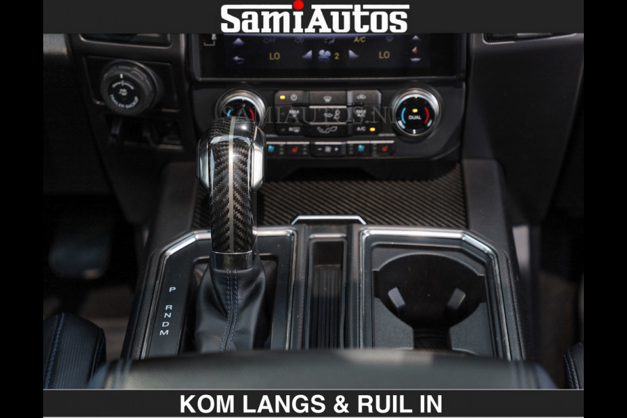 Ford USA F-150 RAPTOR | FACELIFT | 457 PK | DUBBELE CABINE | DC | 5 PERSOONS | BLACK | DODGE RAM 1500 |