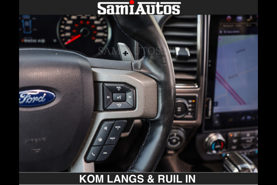 Ford USA F-150 RAPTOR | FACELIFT | 457 PK | DUBBELE CABINE | DC | 5 PERSOONS | BLACK | DODGE RAM 1500 |