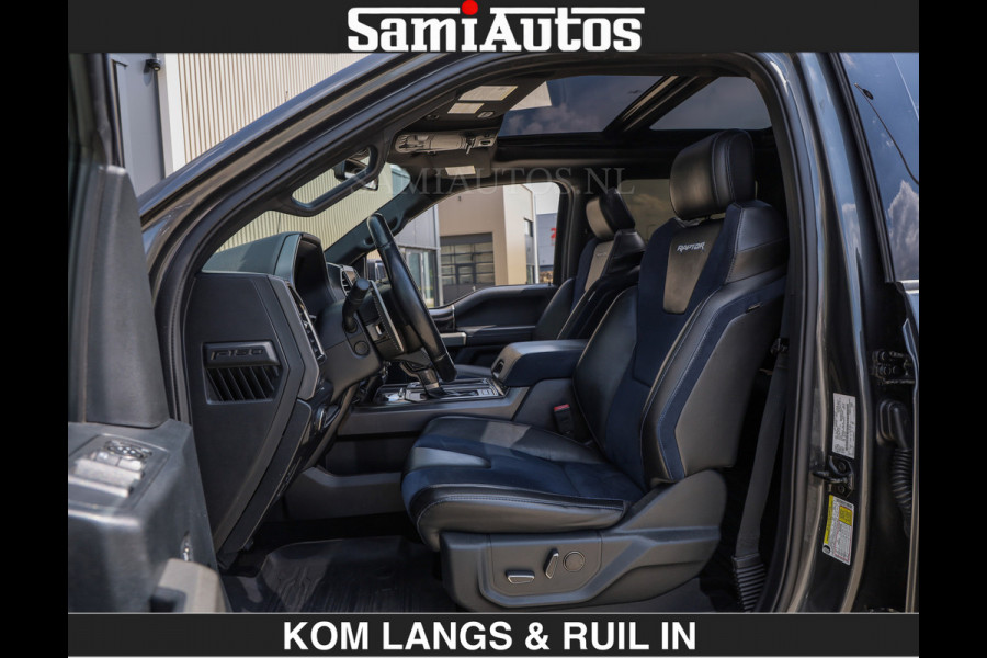 Ford USA F-150 RAPTOR | FACELIFT | 457 PK | DUBBELE CABINE | DC | 5 PERSOONS | BLACK | DODGE RAM 1500 |