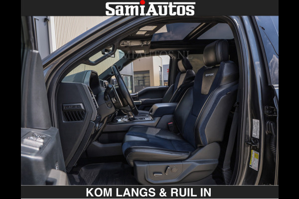 Ford USA F-150 RAPTOR | FACELIFT | 457 PK | DUBBELE CABINE | DC | 5 PERSOONS | BLACK | DODGE RAM 1500 |