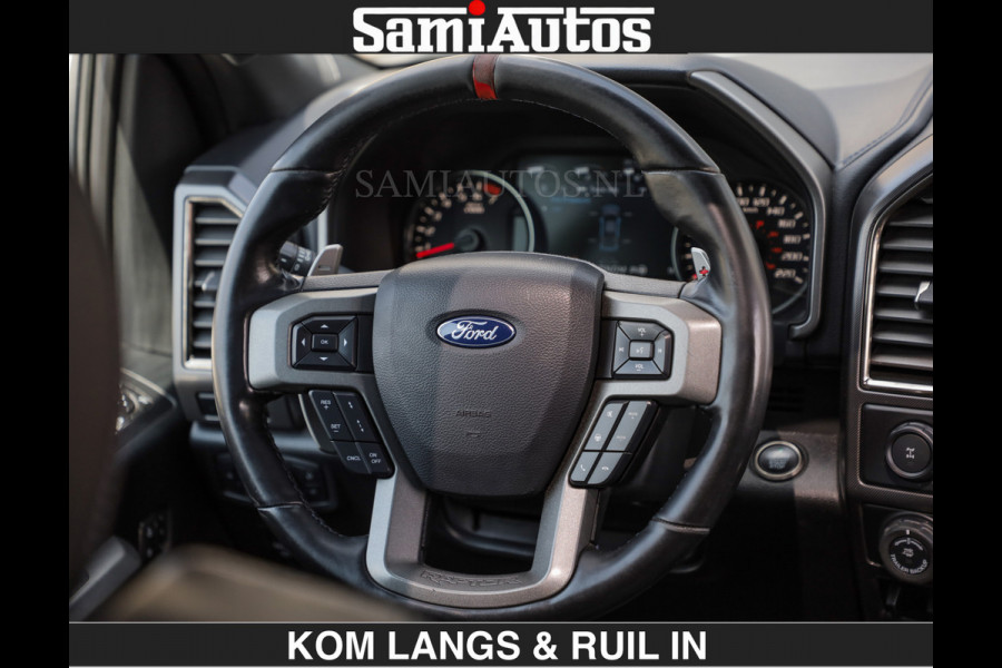 Ford USA F-150 RAPTOR | FACELIFT | 457 PK | DUBBELE CABINE | DC | 5 PERSOONS | BLACK | DODGE RAM 1500 |