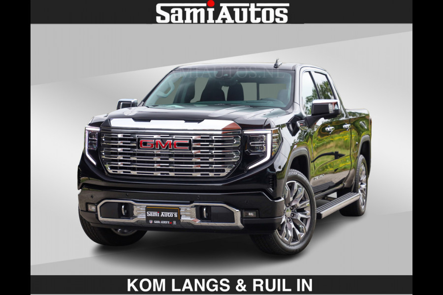 GMC Sierra DENALI | All-In Prijs | 6,2 V8 Full Option | De Meest Luxe Pick-Up in zijn Klasse | Comfortabele Dubbele Cabine met Royale 5 Zitplaatsen | BPM vrij | Nu Leverbaar uit Voorraad | Voorraad Nr 1788 | De specialist in Amerikaanse pick‑ups in Nederland en Europa.