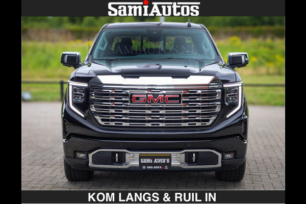 GMC Sierra DENALI | All-In Prijs | 6,2 V8 Full Option | De Meest Luxe Pick-Up in zijn Klasse | Comfortabele Dubbele Cabine met Royale 5 Zitplaatsen | BPM vrij | Nu Leverbaar uit Voorraad | Voorraad Nr 1788 | De specialist in Amerikaanse pick‑ups in Nederland en Europa.