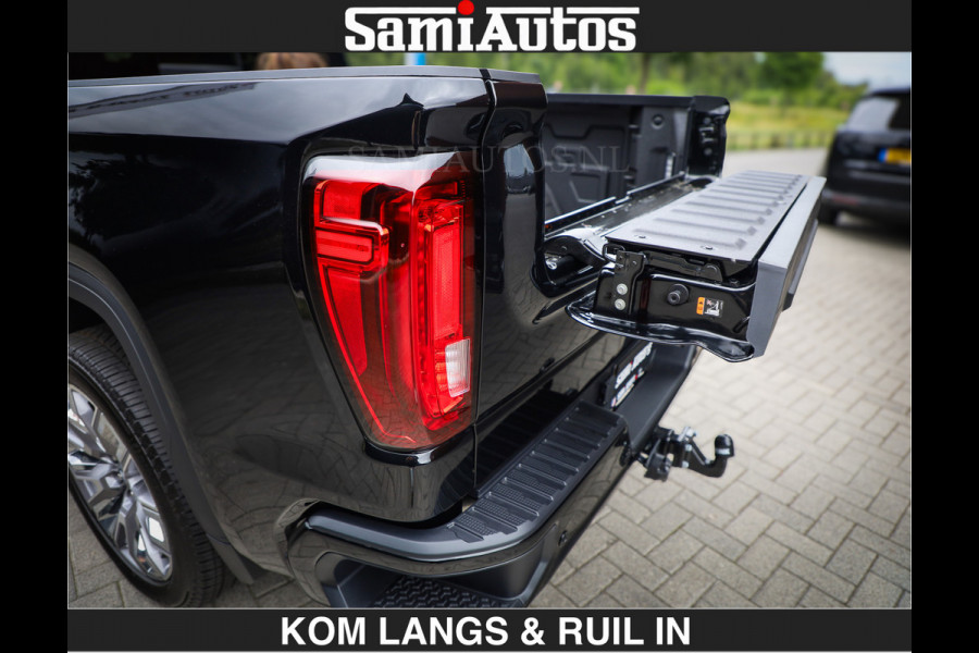 GMC Sierra DENALI | All-In Prijs | 6,2 V8 Full Option | De Meest Luxe Pick-Up in zijn Klasse | Comfortabele Dubbele Cabine met Royale 5 Zitplaatsen | BPM vrij | Nu Leverbaar uit Voorraad | Voorraad Nr 1788 | De specialist in Amerikaanse pick‑ups in Nederland en Europa.