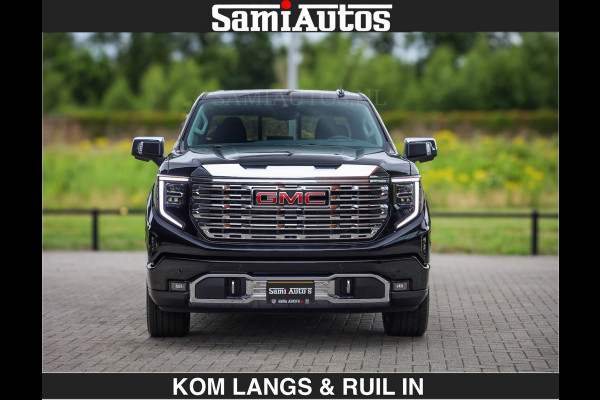 GMC Sierra DENALI | All-In Prijs | 6,2 V8 Full Option | De Meest Luxe Pick-Up in zijn Klasse | Comfortabele Dubbele Cabine met Royale 5 Zitplaatsen | BPM vrij | Nu Leverbaar uit Voorraad | Voorraad Nr 1788 | De specialist in Amerikaanse pick‑ups in Nederland en Europa.