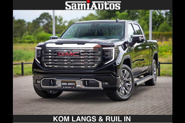 GMC Sierra DENALI | All-In Prijs | 6,2 V8 Full Option | De Meest Luxe Pick-Up in zijn Klasse | Comfortabele Dubbele Cabine met Royale 5 Zitplaatsen | BPM vrij | Nu Leverbaar uit Voorraad | Voorraad Nr 1788 | De specialist in Amerikaanse pick‑ups in Nederland en Europa.