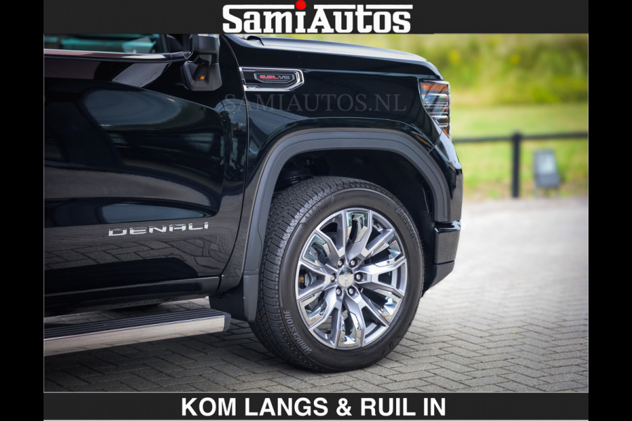 GMC Sierra DENALI | All-In Prijs | 6,2 V8 Full Option | De Meest Luxe Pick-Up in zijn Klasse | Comfortabele Dubbele Cabine met Royale 5 Zitplaatsen | BPM vrij | Nu Leverbaar uit Voorraad | Voorraad Nr 1788 | De specialist in Amerikaanse pick‑ups in Nederland en Europa.