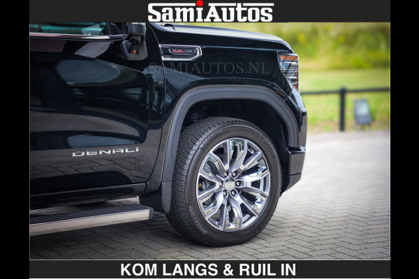 GMC Sierra DENALI | All-In Prijs | 6,2 V8 Full Option | De Meest Luxe Pick-Up in zijn Klasse | Comfortabele Dubbele Cabine met Royale 5 Zitplaatsen | BPM vrij | Nu Leverbaar uit Voorraad | Voorraad Nr 1788 | De specialist in Amerikaanse pick‑ups in Nederland en Europa.