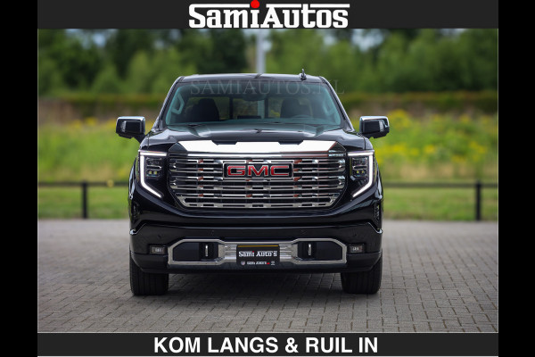 GMC Sierra DENALI | All-In Prijs | 6,2 V8 Full Option | De Meest Luxe Pick-Up in zijn Klasse | Comfortabele Dubbele Cabine met Royale 5 Zitplaatsen | BPM vrij | Nu Leverbaar uit Voorraad | Voorraad Nr 1788 | De specialist in Amerikaanse pick‑ups in Nederland en Europa.