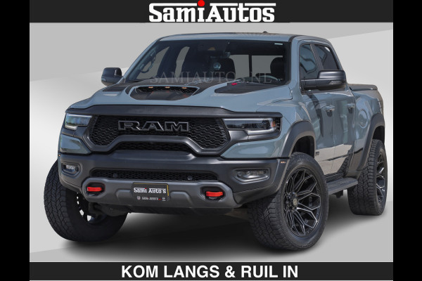 Dodge Ram TRX 6.2 V8 HELLCAT | ANVIL SPECIAL ORIGINAL COLOR | CARBON | RODE STIKSELS | BOM VOL | CREW CAB DUBBELE CABINE | 5 PERSOONS |