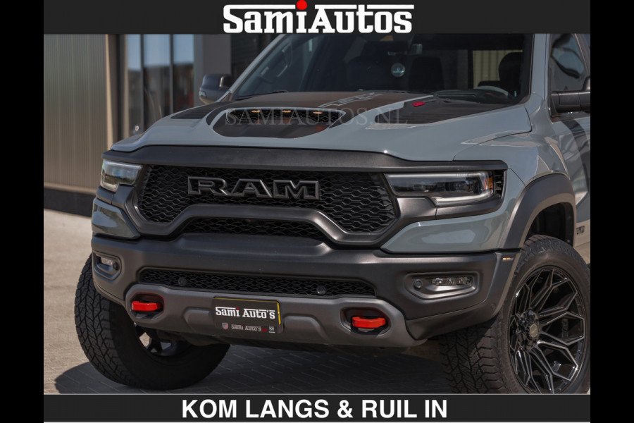 Dodge Ram TRX 6.2 V8 HELLCAT | ANVIL SPECIAL ORIGINAL COLOR | CARBON | RODE STIKSELS | BOM VOL | CREW CAB DUBBELE CABINE | 5 PERSOONS |