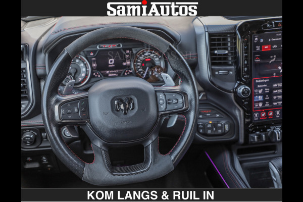 Dodge Ram TRX 6.2 V8 HELLCAT | ANVIL SPECIAL ORIGINAL COLOR | CARBON | RODE STIKSELS | BOM VOL | CREW CAB DUBBELE CABINE | 5 PERSOONS |