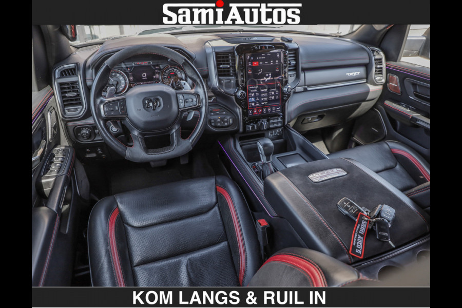 Dodge Ram TRX 6.2 V8 HELLCAT | ANVIL SPECIAL ORIGINAL COLOR | CARBON | RODE STIKSELS | BOM VOL | CREW CAB DUBBELE CABINE | 5 PERSOONS |