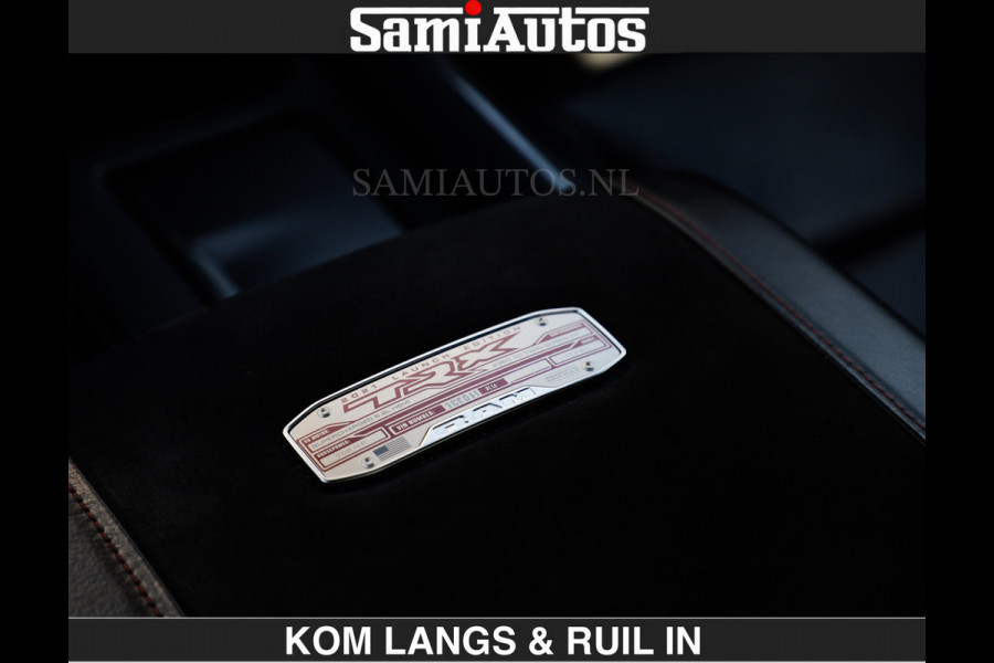 Dodge Ram TRX 6.2 V8 HELLCAT | ANVIL SPECIAL ORIGINAL COLOR | CARBON | RODE STIKSELS | BOM VOL | CREW CAB DUBBELE CABINE | 5 PERSOONS |