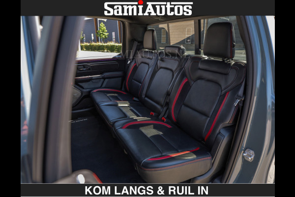 Dodge Ram TRX 6.2 V8 HELLCAT | ANVIL SPECIAL ORIGINAL COLOR | CARBON | RODE STIKSELS | BOM VOL | CREW CAB DUBBELE CABINE | 5 PERSOONS |
