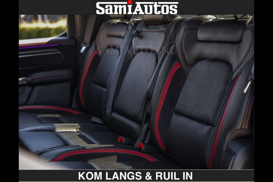 Dodge Ram TRX 6.2 V8 HELLCAT | ANVIL SPECIAL ORIGINAL COLOR | CARBON | RODE STIKSELS | BOM VOL | CREW CAB DUBBELE CABINE | 5 PERSOONS |