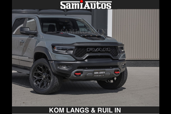 Dodge Ram TRX 6.2 V8 HELLCAT | ANVIL SPECIAL ORIGINAL COLOR | CARBON | RODE STIKSELS | BOM VOL | CREW CAB DUBBELE CABINE | 5 PERSOONS |