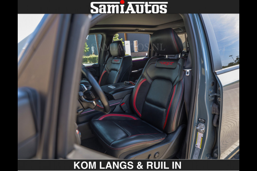 Dodge Ram TRX 6.2 V8 HELLCAT | ANVIL SPECIAL ORIGINAL COLOR | CARBON | RODE STIKSELS | BOM VOL | CREW CAB DUBBELE CABINE | 5 PERSOONS |