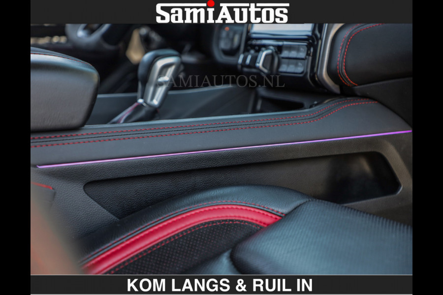 Dodge Ram TRX 6.2 V8 HELLCAT | ANVIL SPECIAL ORIGINAL COLOR | CARBON | RODE STIKSELS | BOM VOL | CREW CAB DUBBELE CABINE | 5 PERSOONS |