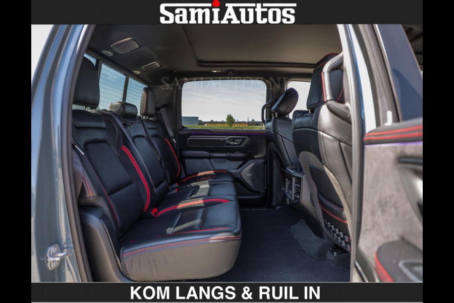 Dodge Ram TRX 6.2 V8 HELLCAT | ANVIL SPECIAL ORIGINAL COLOR | CARBON | RODE STIKSELS | BOM VOL | CREW CAB DUBBELE CABINE | 5 PERSOONS |