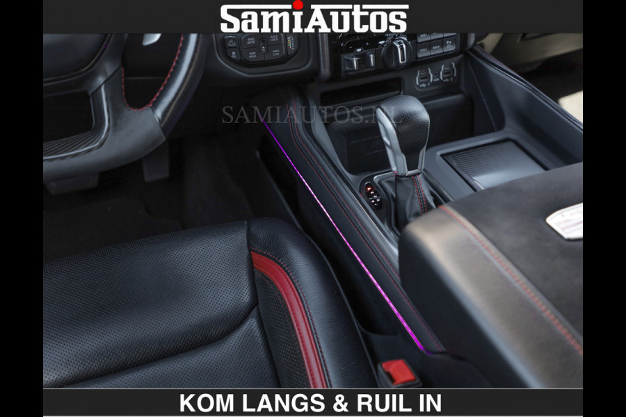 Dodge Ram TRX 6.2 V8 HELLCAT | ANVIL SPECIAL ORIGINAL COLOR | CARBON | RODE STIKSELS | BOM VOL | CREW CAB DUBBELE CABINE | 5 PERSOONS |