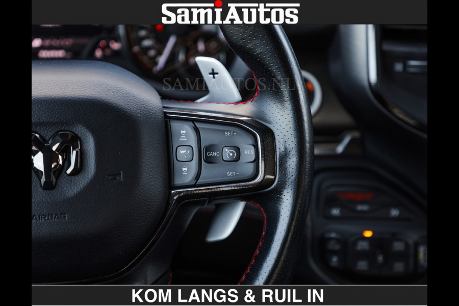 Dodge Ram TRX 6.2 V8 HELLCAT | ANVIL SPECIAL ORIGINAL COLOR | CARBON | RODE STIKSELS | BOM VOL | CREW CAB DUBBELE CABINE | 5 PERSOONS |