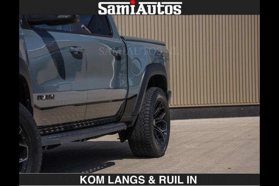 Dodge Ram TRX 6.2 V8 HELLCAT | ANVIL SPECIAL ORIGINAL COLOR | CARBON | RODE STIKSELS | BOM VOL | CREW CAB DUBBELE CABINE | 5 PERSOONS |