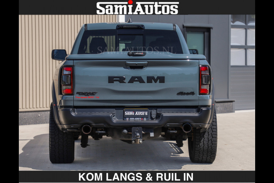 Dodge Ram TRX 6.2 V8 HELLCAT | ANVIL SPECIAL ORIGINAL COLOR | CARBON | RODE STIKSELS | BOM VOL | CREW CAB DUBBELE CABINE | 5 PERSOONS |