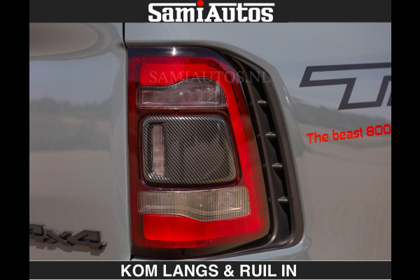 Dodge Ram TRX 6.2 V8 HELLCAT | ANVIL SPECIAL ORIGINAL COLOR | CARBON | RODE STIKSELS | BOM VOL | CREW CAB DUBBELE CABINE | 5 PERSOONS |