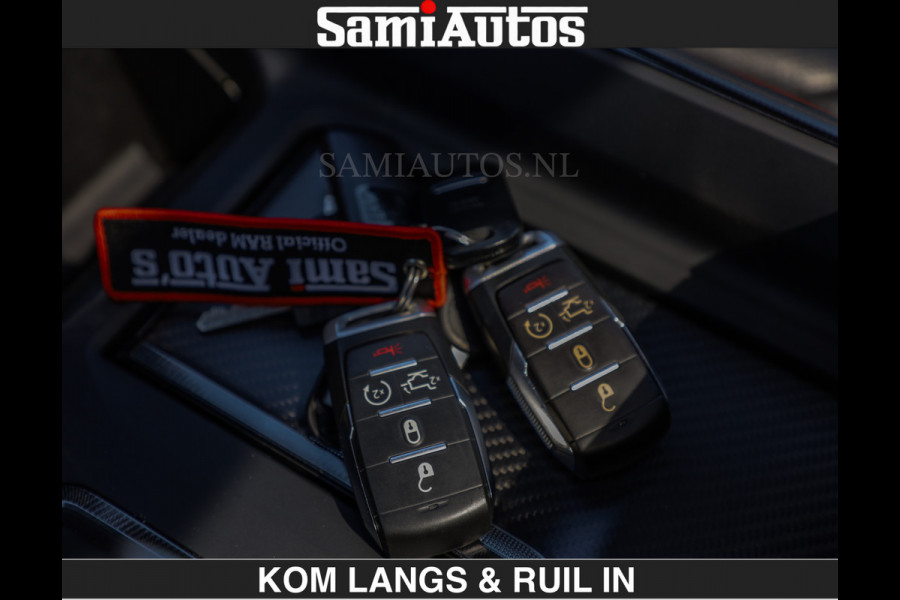 Dodge Ram TRX 6.2 V8 HELLCAT | ANVIL SPECIAL ORIGINAL COLOR | CARBON | RODE STIKSELS | BOM VOL | CREW CAB DUBBELE CABINE | 5 PERSOONS |