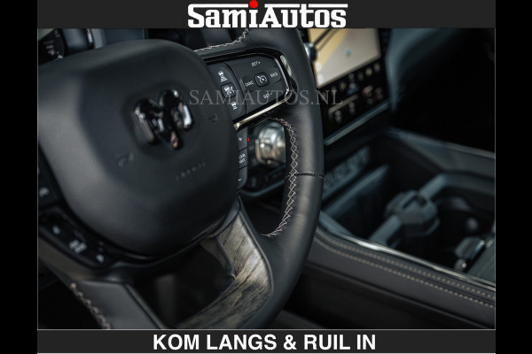 Dodge Ram LIMITED 2026 5.7 V8 HEMI | MAXIMAAL UITGERUST | DUBBELE CABINE | 5 PERSOONS | DC | Allernieuwste Limited uitvoering – volledig uitgerust met alle opties, inclusief MWK en normale laadbak.