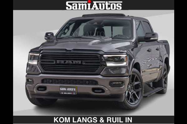 Dodge Ram SPORT LARAMIE 5.7 V8 HEMI | LUCHTVERING | 2023 | PANODAK | GROOTSCHERM | DC | TOP KLEUR GRANITE | CREW CAB | DUBBELE CABINE | 5 PERSOONS |