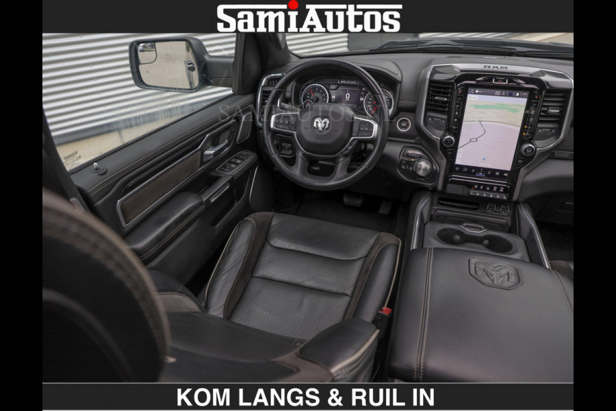 Dodge Ram SPORT LARAMIE 5.7 V8 HEMI | LUCHTVERING | 2023 | PANODAK | GROOTSCHERM | DC | TOP KLEUR GRANITE | CREW CAB | DUBBELE CABINE | 5 PERSOONS |