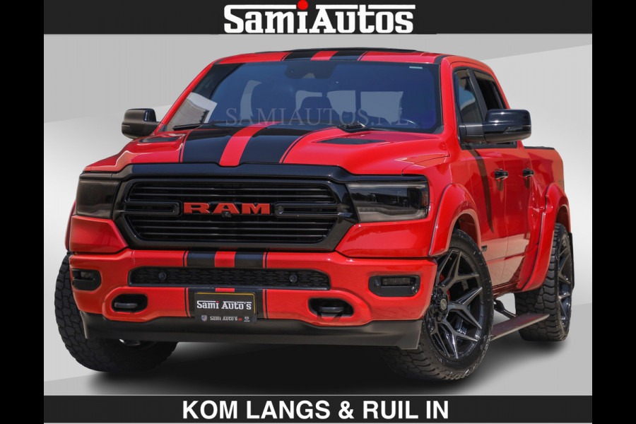Dodge Ram GT TRX PACK BEAST | 5.7 V8 HEMI | WIDE BODY | LUCHTVERING | MEGA DIK | DC | DUBBLE CABINE | 5 PERSOONS | CREW CAB | GRIJS KENTEKEN | TRAIN HORN | EERSTE EIGENAAR | ORIGINEEL NEDERLANDSE AUTO | WIDE BODY | De specialist in Amerikaanse pick‑ups in Nederland en Europa.