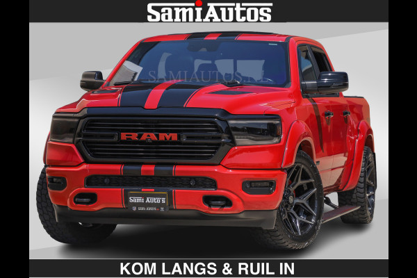 Dodge Ram GT TRX PACK BEAST | 5.7 V8 HEMI | WIDE BODY | LUCHTVERING | MEGA DIK | DC | DUBBLE CABINE | 5 PERSOONS | CREW CAB | GRIJS KENTEKEN | TRAIN HORN | EERSTE EIGENAAR | ORIGINEEL NEDERLANDSE AUTO | WIDE BODY | De specialist in Amerikaanse pick‑ups in Nederland en Europa.