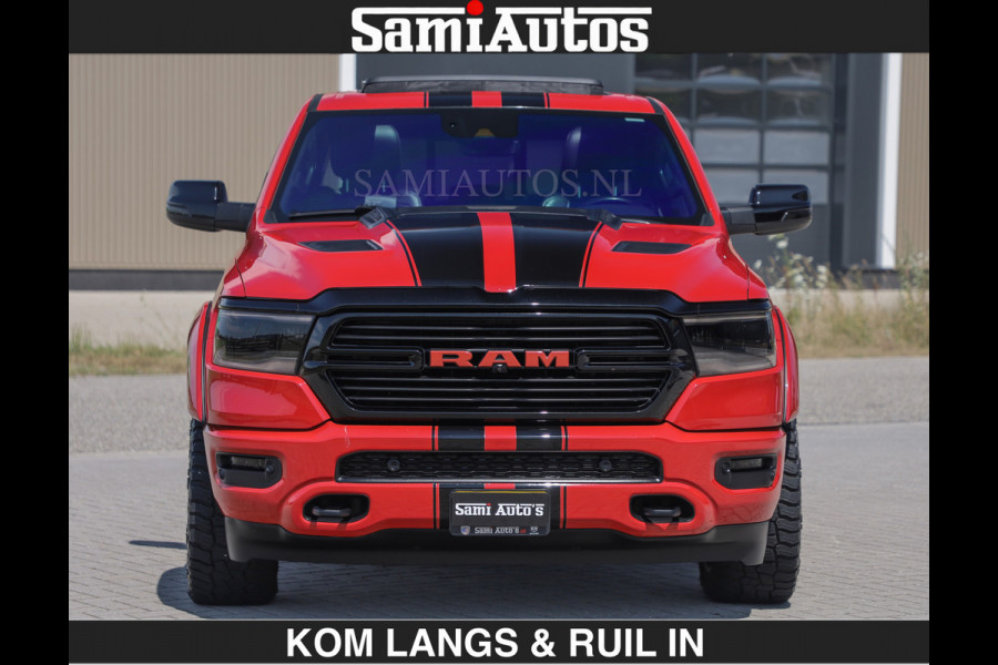 Dodge Ram GT TRX PACK BEAST | 5.7 V8 HEMI | WIDE BODY | LUCHTVERING | MEGA DIK | DC | DUBBLE CABINE | 5 PERSOONS | CREW CAB | GRIJS KENTEKEN | TRAIN HORN | EERSTE EIGENAAR | ORIGINEEL NEDERLANDSE AUTO | WIDE BODY | De specialist in Amerikaanse pick‑ups in Nederland en Europa.