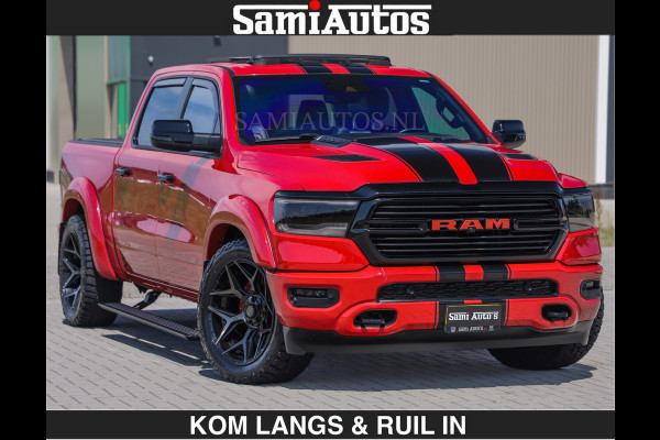 Dodge Ram GT TRX PACK BEAST | 5.7 V8 HEMI | WIDE BODY | LUCHTVERING | MEGA DIK | DC | DUBBLE CABINE | 5 PERSOONS | CREW CAB | GRIJS KENTEKEN | TRAIN HORN | EERSTE EIGENAAR | ORIGINEEL NEDERLANDSE AUTO | WIDE BODY | De specialist in Amerikaanse pick‑ups in Nederland en Europa.