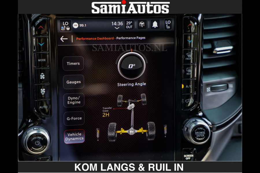 Dodge Ram GT TRX PACK BEAST | 5.7 V8 HEMI | WIDE BODY | LUCHTVERING | MEGA DIK | DC | DUBBLE CABINE | 5 PERSOONS | CREW CAB | GRIJS KENTEKEN | TRAIN HORN | EERSTE EIGENAAR | ORIGINEEL NEDERLANDSE AUTO | WIDE BODY | De specialist in Amerikaanse pick‑ups in Nederland en Europa.