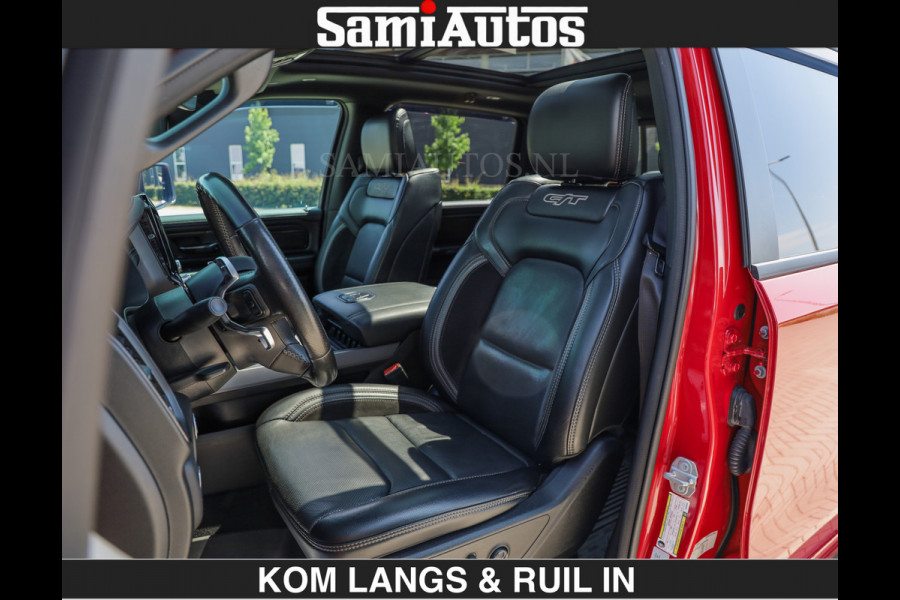 Dodge Ram GT TRX PACK BEAST | 5.7 V8 HEMI | WIDE BODY | LUCHTVERING | MEGA DIK | DC | DUBBLE CABINE | 5 PERSOONS | CREW CAB | GRIJS KENTEKEN | TRAIN HORN | EERSTE EIGENAAR | ORIGINEEL NEDERLANDSE AUTO | WIDE BODY | De specialist in Amerikaanse pick‑ups in Nederland en Europa.